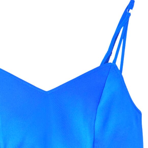 Torrid Scuba Strappy Peplum Top - Picture 5 of 11